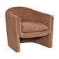 MAGNA CONTEMPORARY FABRIC ARMCHAIR /ACCENT CHAIR/OCCASIONAL CHAIR CINNAMON