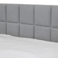 SCRIVENS FABRIC QUEEN BED IN MIST GREY
