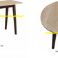 SEVERIN SOLID & VENEER MALAYSIAN HARDWOOD DINING CHAIR BEIGE/ WALNUT