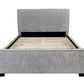 SPERLING FABRIC KING BED IN GREY