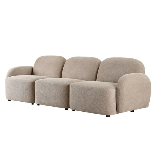 LORELEI  3-SEATER MODULAR SOFA CHENILLE - TAUPE