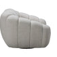 BRIELLE FABRIC ARMCHAIR 1 SINGLE SOFA WITH 360 DEGREE SWIVEL BEIGE