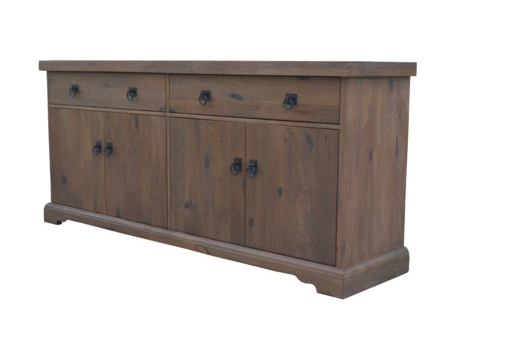 ELLERY SOLID MANGO WOOD BUFFET/SIDEBOARD ANTIQUE WALNUT