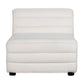 MEREDITH BOUCLE OCCASIONAL CHAIR LOUNGE CHAIR WHITE
