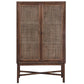 ELDRIDGE SOLID MANGO WOOD TIMBER TALL CUPBOARD CABINET WALL UNIT HONEY BROWN (Copy)