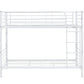 CURZON SINGLE OVER SINGLE BUNK BEDS WHITE