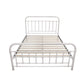 PICOLA QUEEN METAL BED WHITE