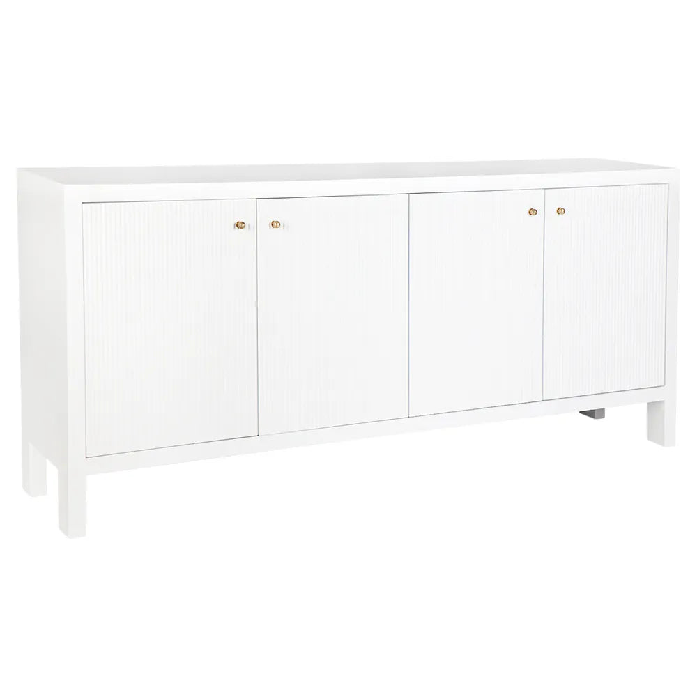 JAILA 4-DOOR CONTEMPORARY SIDEBOARD/BUFFET WHITE