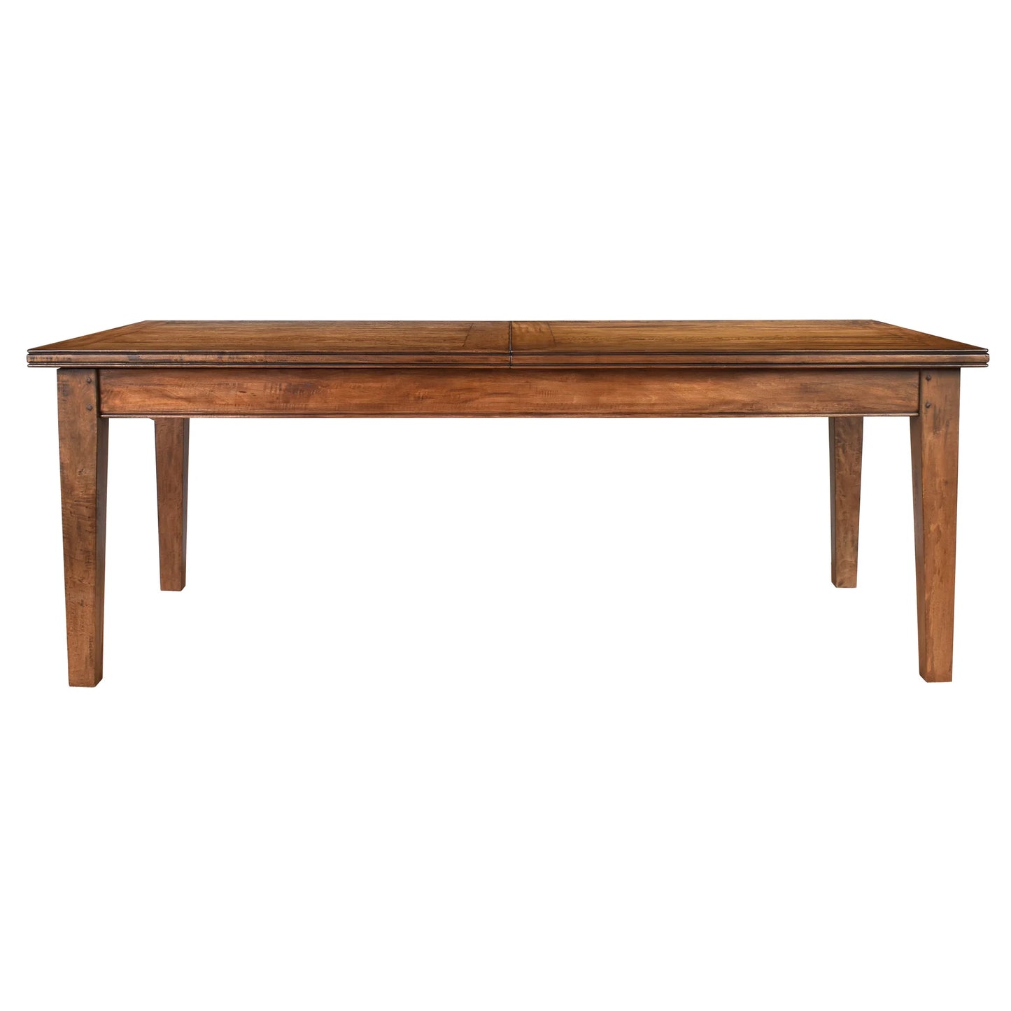 KENDALL SOLID MANGO WOOD TAPERED LEG DOUBLE EXTENSION DINING TABLE ALBANY310CM
