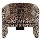 GRETCHEN LEOPARD CHENILLE ARMCHAIR