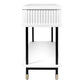 PEMBROKE 2-DRAWER CONSOLE TABLE/HALL TABLE WHITE