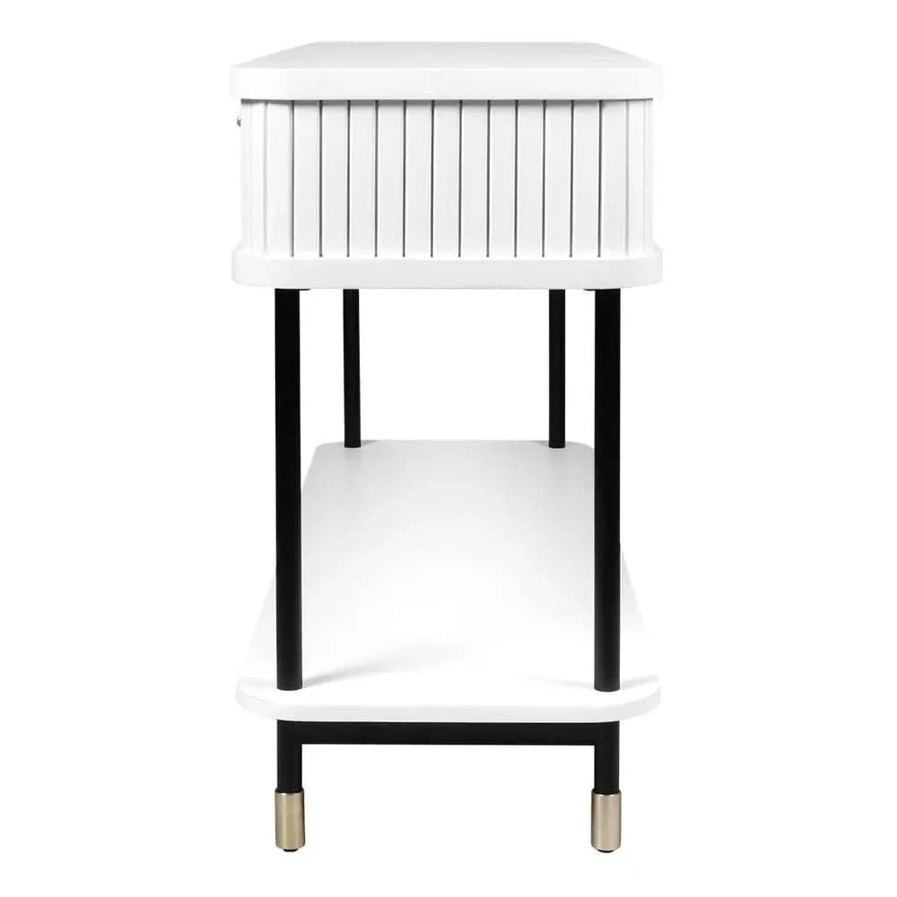 PEMBROKE 2-DRAWER CONSOLE TABLE/HALL TABLE WHITE