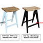 CHARLI STOOL RECYCLED ELM 48X41 65 CM