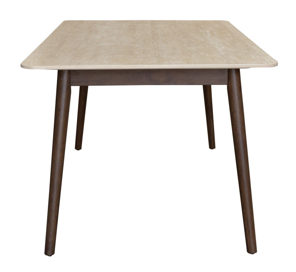 SEVERIN SOLID & VENEER MALAYSIAN HARDWOOD RECTANGULAR DINING TABLE  180CM & 6 SEVERIN CHAIRS