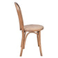 ROYSTON BENTWOOD DINING CHAIR WITH RATTAN SEAT NATURAL