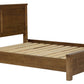 SCOTTI SOLID PINE DOUBLE BED  AGED SUNDRIED ASH COLOUR