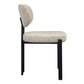 KILBRIN SPECKLE BROWN/BLACK METAL DINING CHAIR