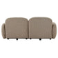 LORELEI 2-SEATER MODULAR CHENILLE SOFA TAUPE COLOUR