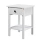 ZYLA 1-DRAWER 1-SHELF BEDSIDE TABLE WHITE