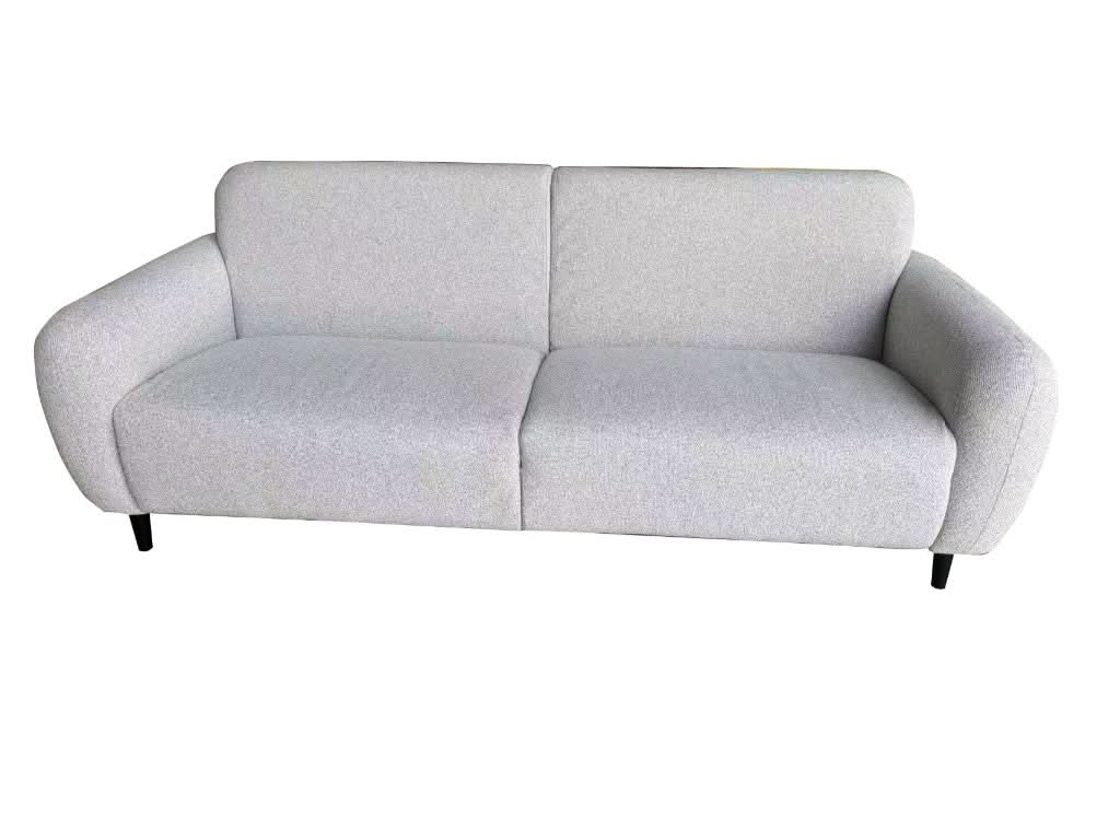 BARBOUR FABRIC 3-SEATER SOFA SILVER