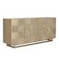 TALISA CONTEMPORARY 4-DOOR BUFFET/SIDEBOARD  ANTIQUE BRUSHED GOLD
