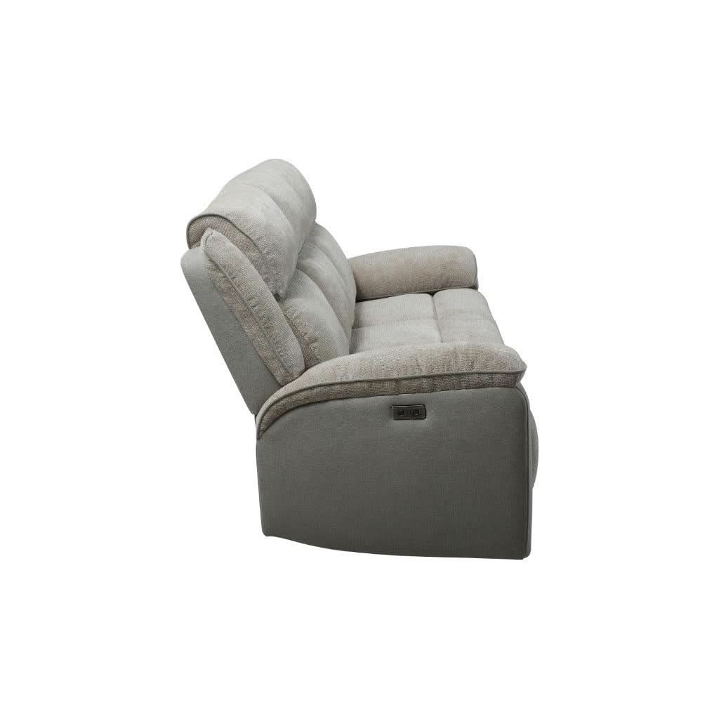 COLVOS 2-SEATER ELECTRIC RECLINER SOFA OYSTER COLOUR