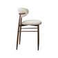 SEVERIN SOLID & VENEER MALAYSIAN HARDWOOD BAR CHAIR BEIGE/ WALNUT