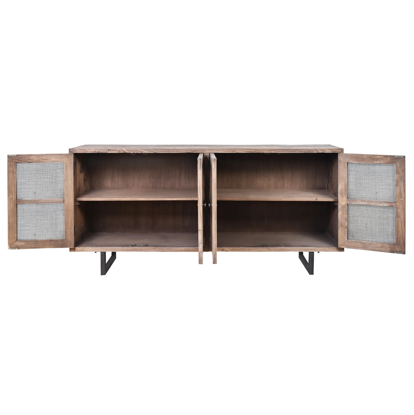 KUMBRIA RECLAIMED ELM TIMBER SANDBLAST SIDEBOARD/BUFFET  NATURAL