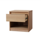 JAXX SOLID MESSMATE & BLUE GUM VENEER 1-DRAWER/1-NICHE BEDSIDE TABLE NATURAL