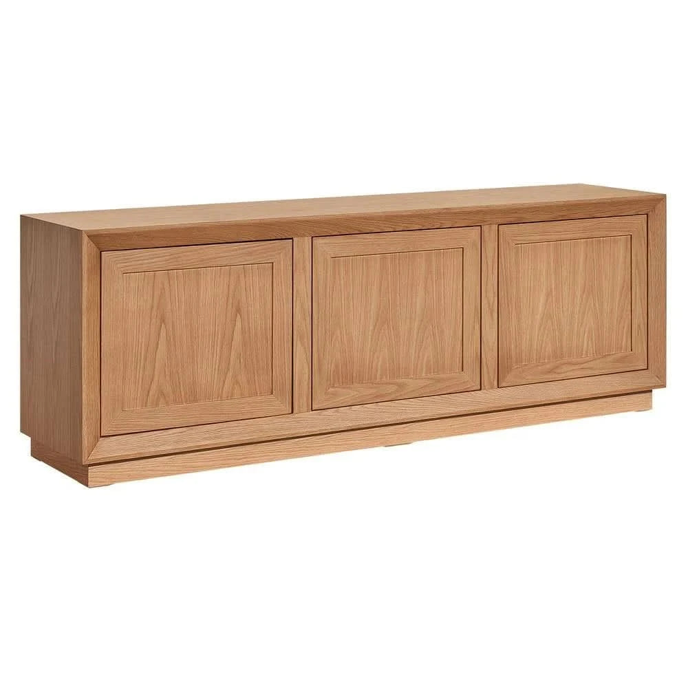 CARLSON OAK  WOOD BUFFET/SIDEBOARD IN OAK COLOUR 200CM