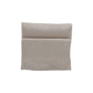 LIVINGSTON FABRIC  ARMLESS LOUNGE CHAIR  'LEMAY' KHAKI COLOUR