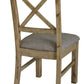 DEVONSHIRE ACACIA TIMBER DINING CHAIR BRUSHED KHAKI