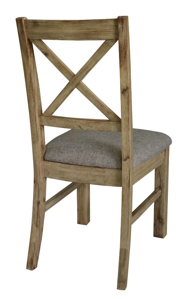 DEVONSHIRE ACACIA TIMBER DINING CHAIR BRUSHED KHAKI