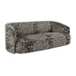 ROSQUIN 3-SEATER LEOPARD CHENILLE FABRIC SOFA