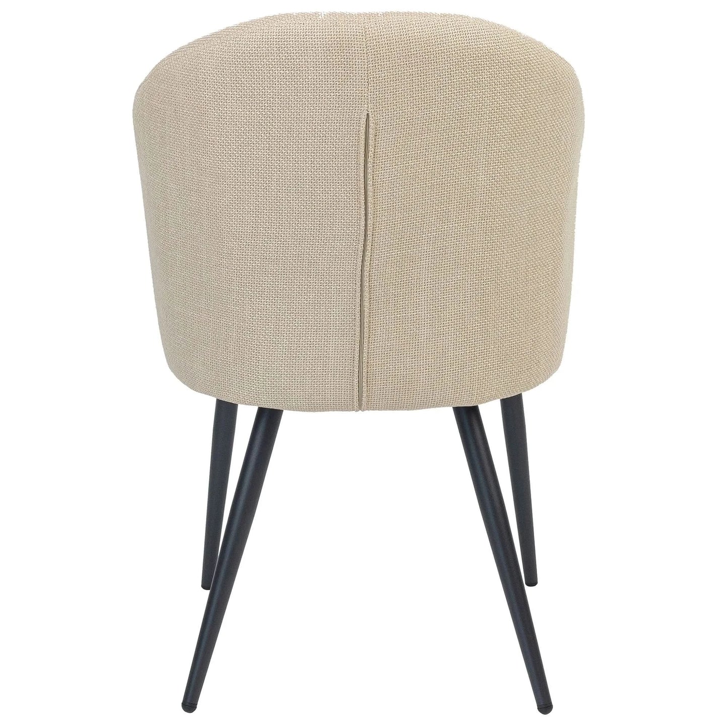 DARLA HAMPTON FABRIC DINING CHAIR BEIGE
