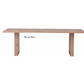 KIPLING MESSMATE TIMBER RECTANGULAR DINING TABLE NATURAL 240CM