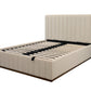 ZADIA GAS LIFT STORAGE QUEEN SIZE BED BEIGE