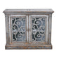 MALVERN RECLAIMED ASIAN TIMBER 2-DOOR SIDEBOARD/BUFFET IN WEATHERED GREY