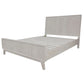 NOVAK SOLID ACACIA KING BED WHITEWASHED