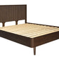 SEVERIN SOLID & VENEER MALAYSIAN HARDWOOD KING BED  WALNUT