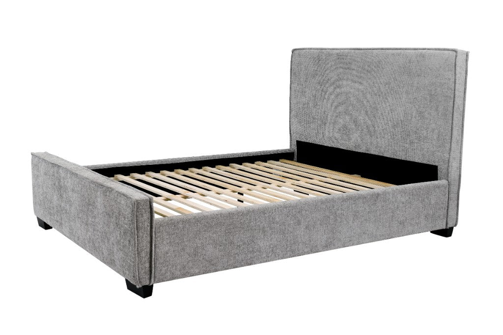 SPERLING FABRIC KING BED IN GREY