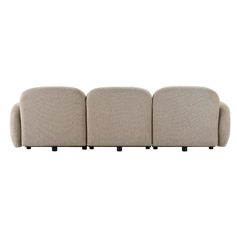 LORELEI  3-SEATER MODULAR SOFA CHENILLE - TAUPE