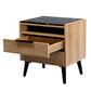 THELO 2-DRAWER BEDSIDE TABLE MANGO OAK