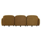 LORELEI  3-SEATER MODULAR SOFA CHENILLE TOFFEE COLOUR