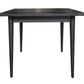 MEDRANO OAK DINING TABLE SANDBLASTED BLACK 180CM