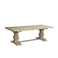 ASTI RECTANGULAR PEDESTAL DINING TABLE IN HONEY WASH 230CM - MyChocolateWood