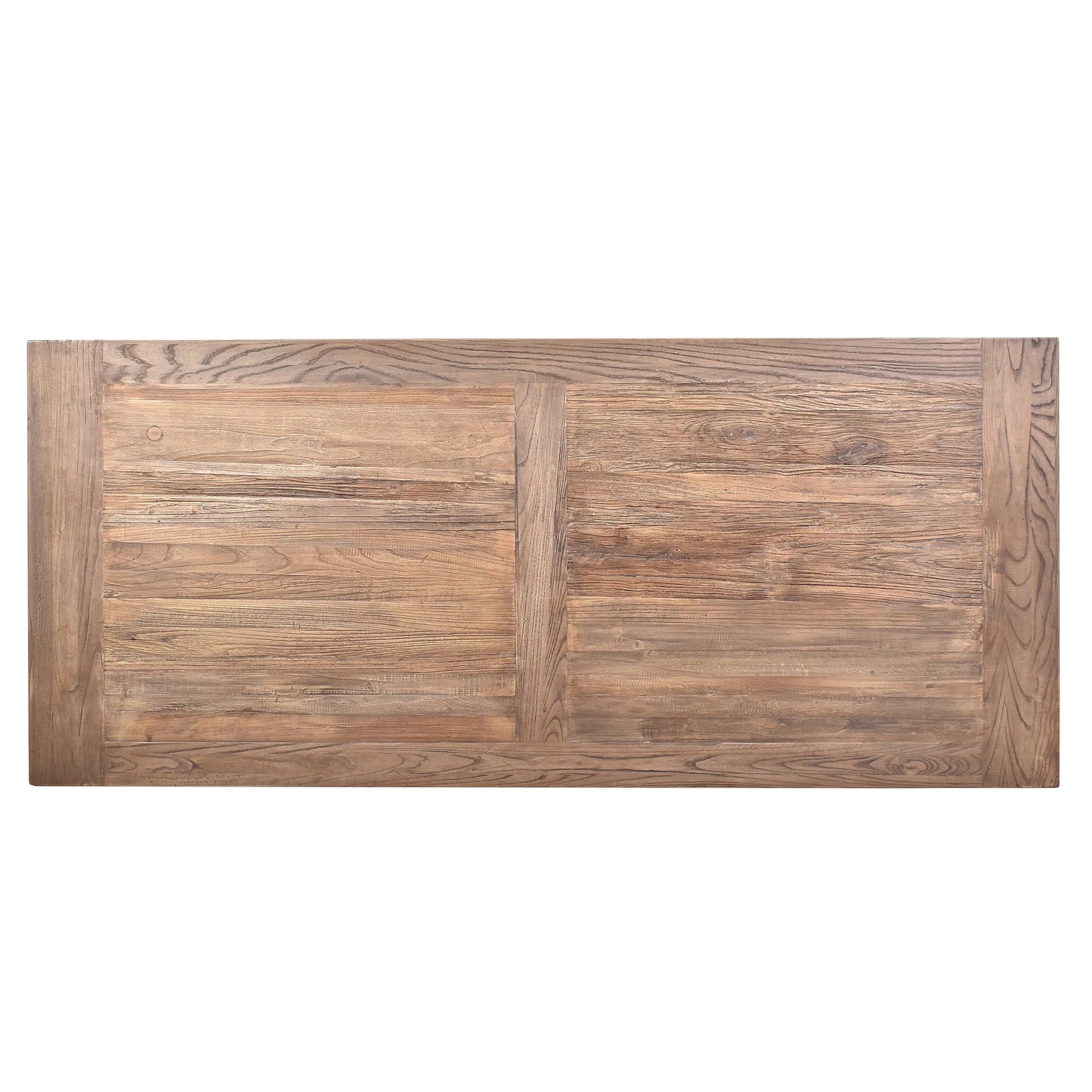 AVERY RECLAIMED ELM WOOD DINING TABLE NATURAL 240CM