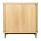 PEMBROKE OAK TIMBER 3-DRAWER CHEST OF DRAWERS NATURAL