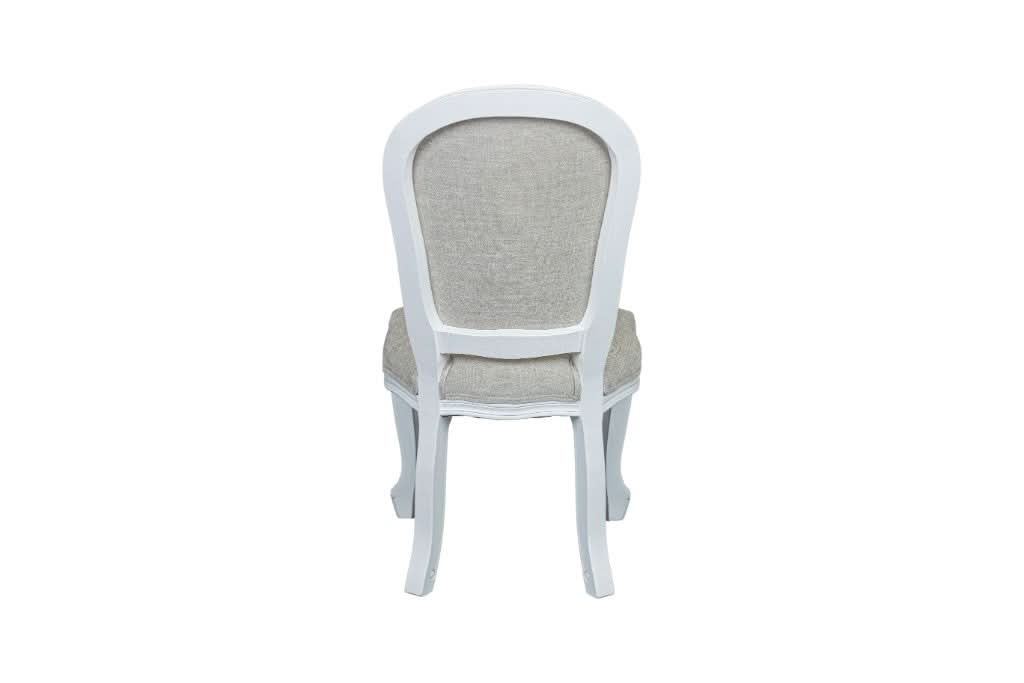 SHERBORNE WHITE  RUBBERWOOD DINING CHAIR