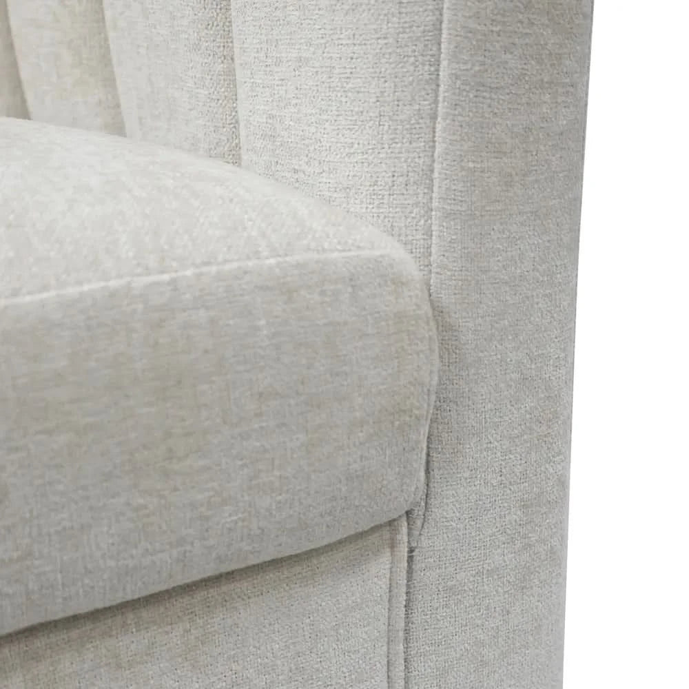 WINTHROP SWIVEL ARMCHAIR CHAIR/OCCASIONAL FAWN CHENILLE